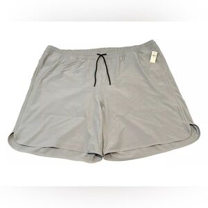 Old Navy Stretch Tech Swim To Street Shorts Mens XXXXL 4XL Gray New Big & Tall